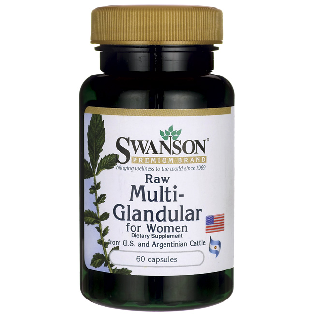 Raw MultiGlandular For Women Swanson Health Products Europe