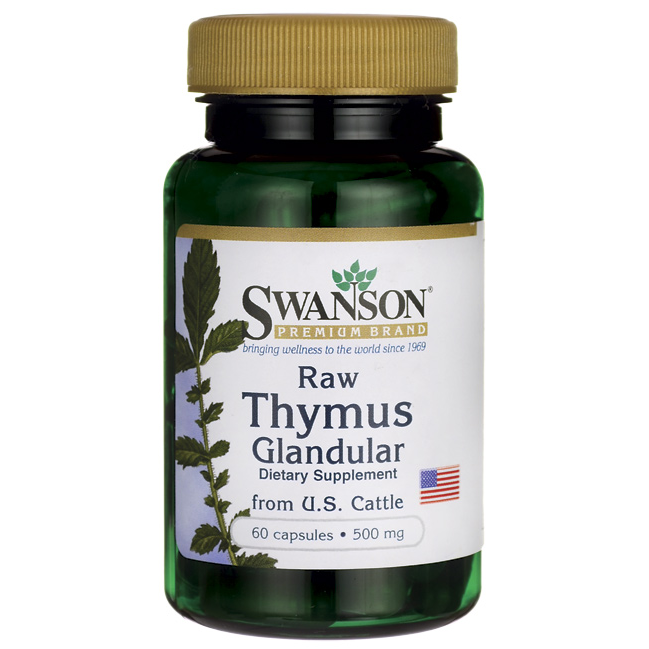 Raw thymus glandular Swanson Health Products Europe