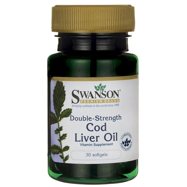DoubleStrength Cod Liver Oil Swanson Health Products Europe