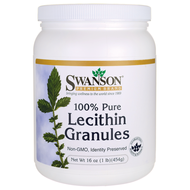 100 Pure Lecithin Granules (NonGMO) Swanson Health Products Europe