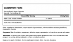 Apple Cider Vinegar - High Potency