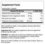 Mineral Citrate Complex - Calcium, Magnesium, Zinc, Potassium